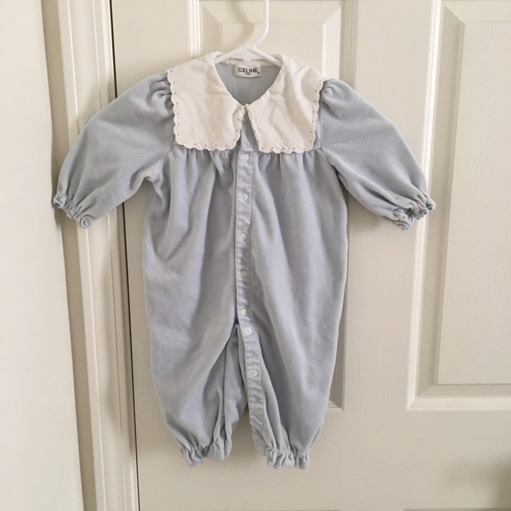 Vintage Celine Paris Baby Onesie